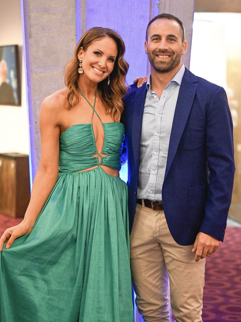 Disney's Frozen the Musical premiere at the Adelaide Festival Theatre: James Worthington and Hayley Pearson. Picture: Nicki Scenes Photography