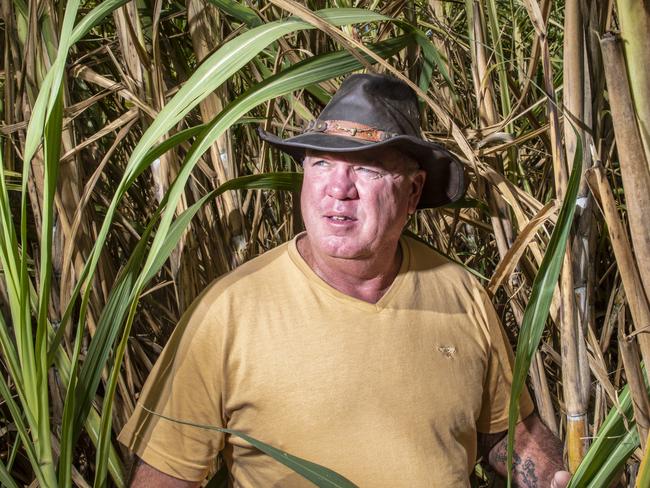 NSW Cane Growers Association chairman Ross Farlow says it’s not fair to ask growers to pay to dump flood waste. Picture: Adam Hourigan