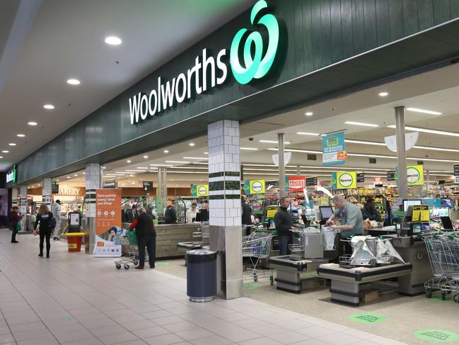 A Woolworths supermarket. Picture: Dean Martin