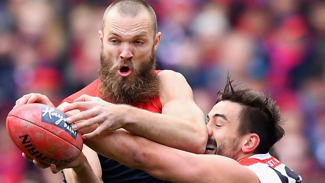 Max Gawn is dominating for the Demons. Picture: Getty Images