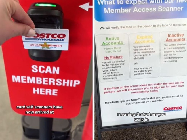 Costco is cracking down on membership sharing. Picture: TikTok/@snackreviews_aus