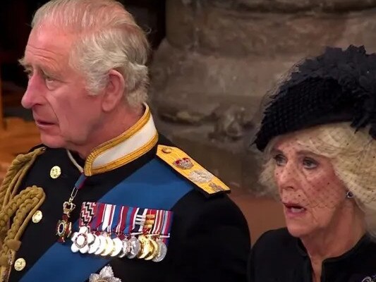 King Charles and Queen Camilla, who has stepped in for her husband for some of his royal duties. Picture: BBC/screen grab