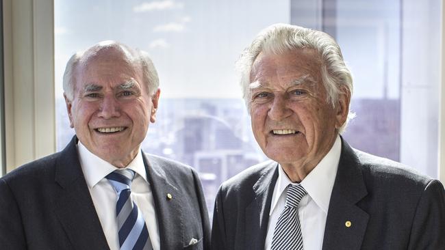 John Howard and Bob Hawke.