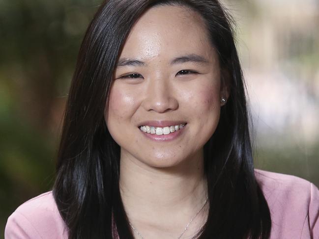 Ovarian cancer researcher Nicole Yuwono at the UNSW Lowy Cancer Research Centre, Kensington, today.Picture: Justin Lloyd.