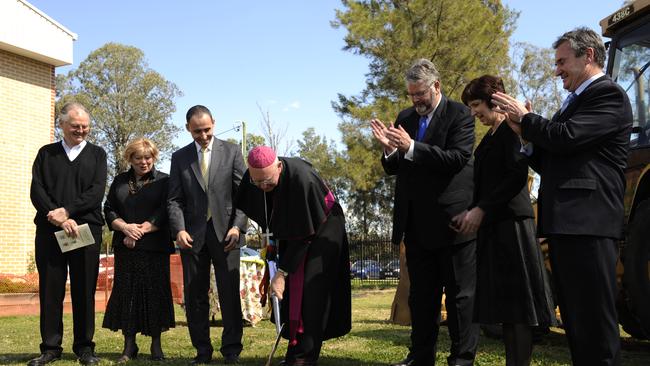 End of an era: a look back at McCarthy Catholic College: The McCarthy Catholic College Trade Training Centre held a " Turning of the Sod" ceremony today to mark building plans on the site in 2008.