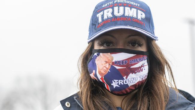 A Trump supporter in Lititz, Pennsylvania. Picture: Mark Makela/Getty Images/AFP