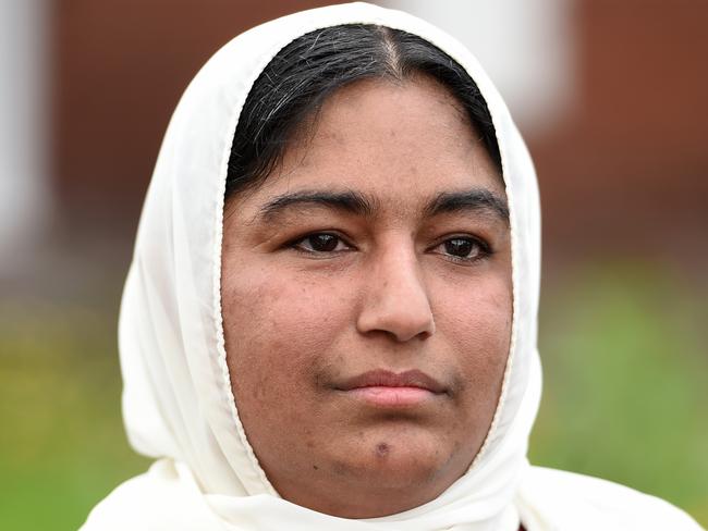 “No religion ever said you can kill anyone, never,’ said Khatoon Bibi, with tears in her eyes, who lives near the home of suicide bomber Salman Abedi. Picture: Matthew Pover