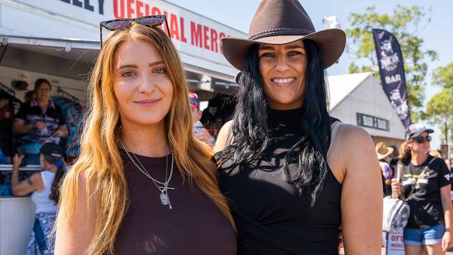 Chay Kiernan and Rebecca Bolzan at the 2023 Darwin Supercars. Picture: Pema Tamang Pakhrin