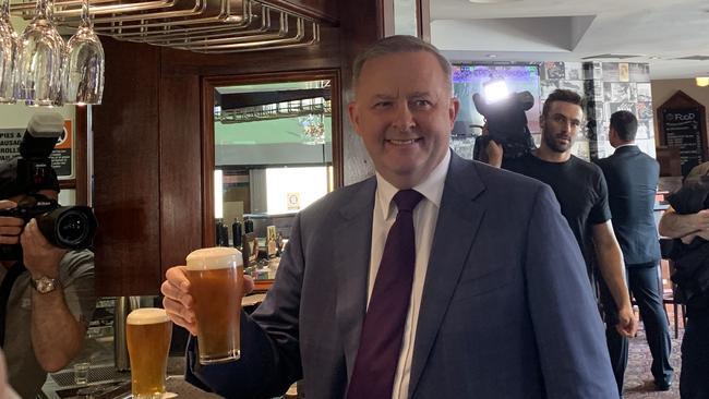 Anthony Albanese before announcing he will run for the ALP leadership. Picture; Sascha O'Sullivan.