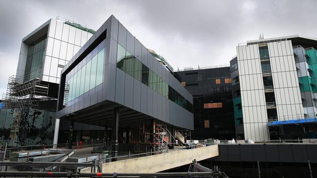 The new Royal Adelaide Hospital takes shape. Picture: Mike Burton