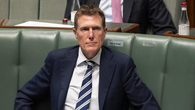 Minister for Industry, Science and Technology, Christian Porter during Question Time at Parliament House in Canberra. Picture: NCA NewsWire / Martin Ollman