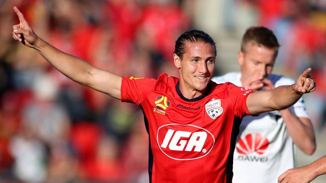 Michael Marrone says Adelaide United will allow Chinese recruit Yongbin Chen time to settle at the Reds. Picture: Kelly Barnes/Getty Images