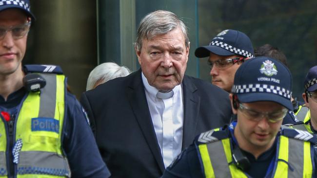 Cardinal George Pell, who is seeking leave to Appeal his conviction to the High Court. Picture: AP