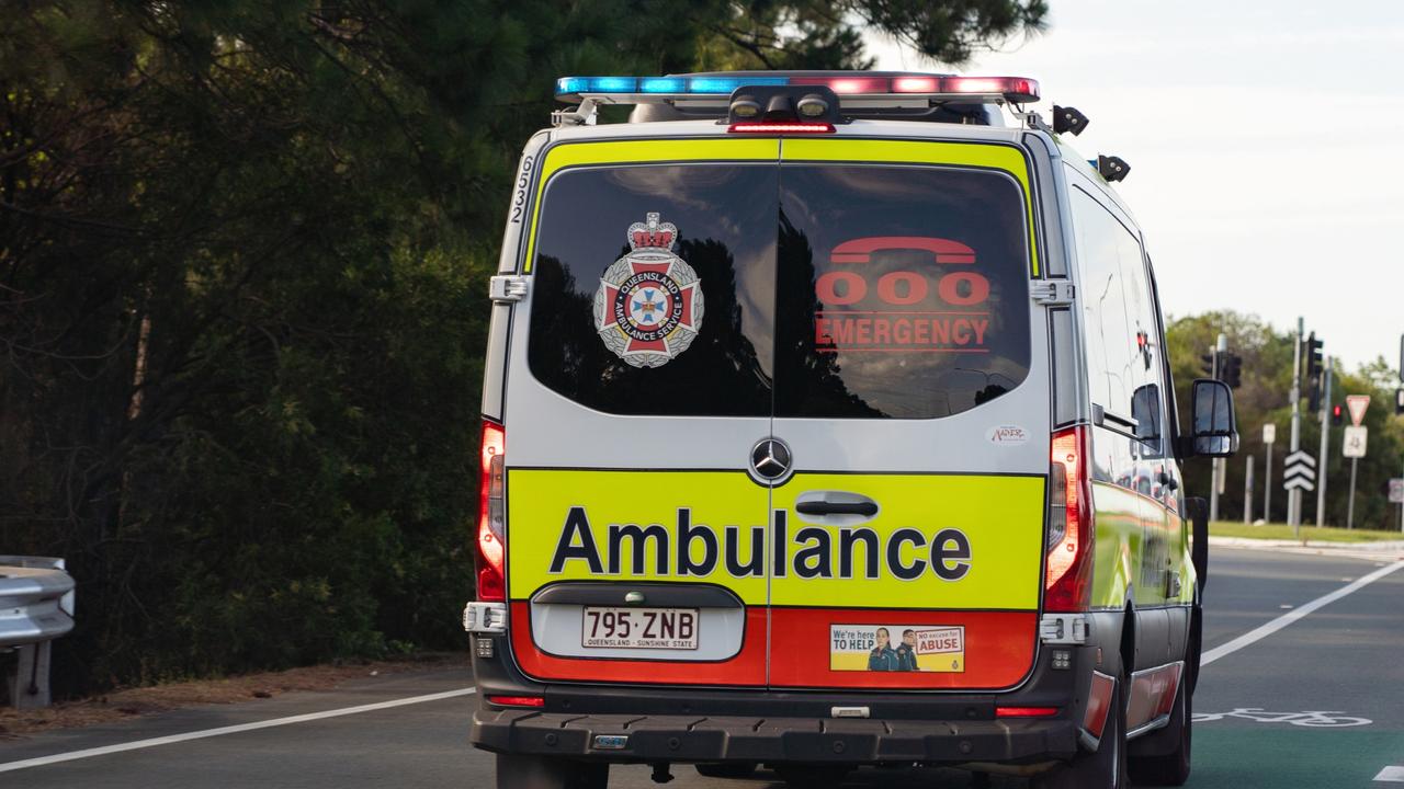 Queensland ambulance transported one of the pedestrians to hospital.