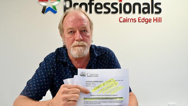 Professionals Edge Hill director Billy Gartner has created on online petition against, what he calls, the Cairns Council's proposed "tenant tax". Picture: Isaac McCarthy