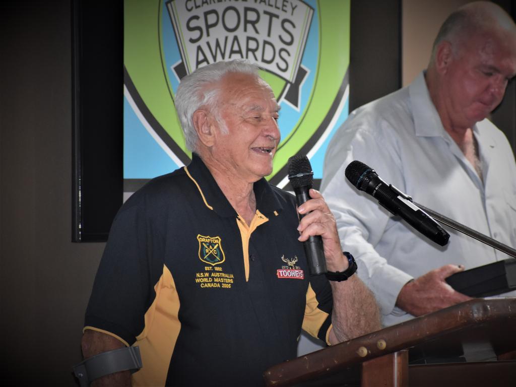 Clarence Canegrowers Association Max Godbee Award winner for Contribution to Sport in the Clarence Valley was Ken Maughan at the 2020 Clarence Valley Sports Awards at Grafton District Services Club on Saturday, 14th November, 2020. Photo Bill North / The Daily Examiner