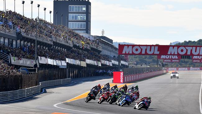 The 2017 MotoGP Motul Valencia Motorcycle Grand Prix is LIVE and AD-FREE all weekend on FOX SPORTS. Pic: Michelin
