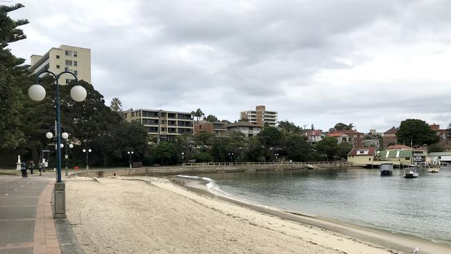 Authorities will be monitoring public spaces such as the eastern end of Manly Cove East Esplanade. FILE Picture