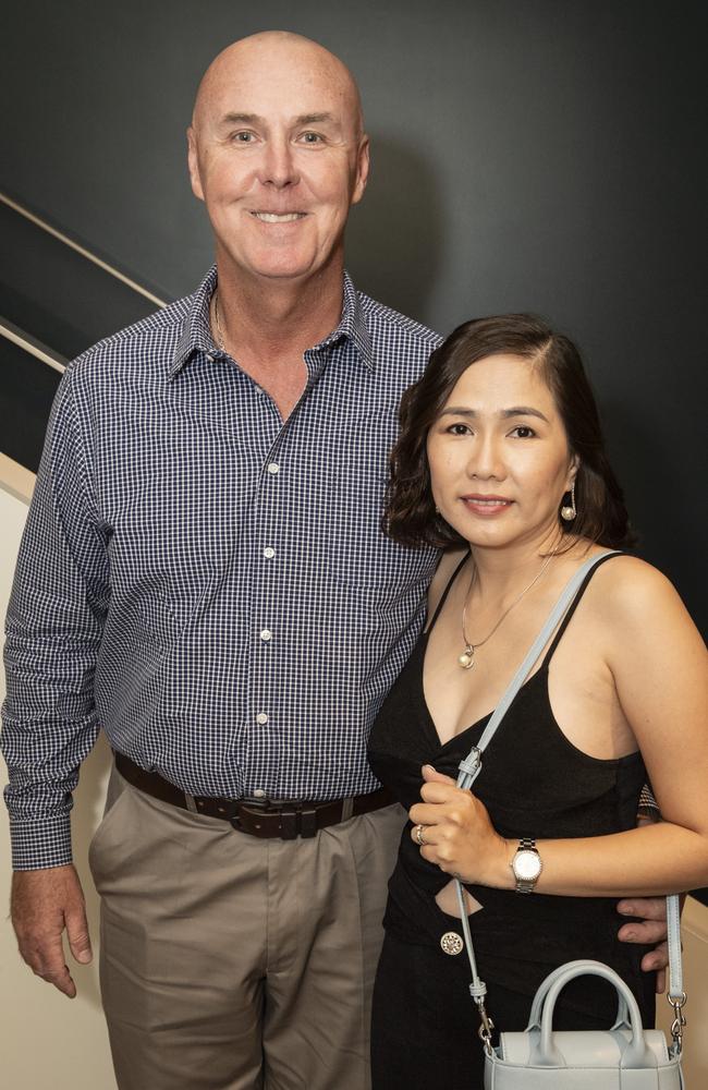 John and Nhu Barrett at Tilly’s Legends at their Game featuring Henry Winkler at Empire Theatre, Saturday, February 10, 2024. Picture: Kevin Farmer