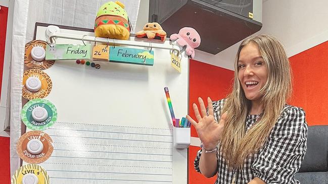 Bridget Canty-Walters, who teaches at Mother Teresa Catholic Primary School in Ormeau, shares creative ideas with other teachers on her Instagram page 'Miss Inclusivity'.