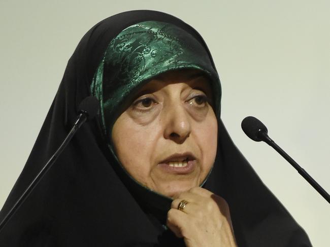 Iran's Vice President Masoumeh Ebtekar has tested positive to the virus.