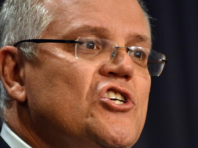 Malcolm Turnbull said his successor Scott Morrison "deliberately deceived" France when he scrapped a multi-billion-euro submarine deal with Paris in favour of nuclear-powered US or British alternatives. Picture: AFP