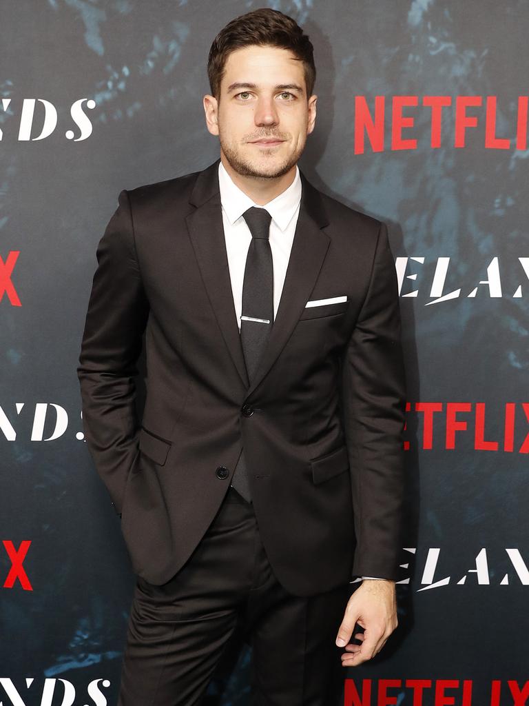 Marco Pigossi at the world premiere of Netflix original series Tidelands at GOMA Brisbane. Picture: Josh Woning/AAP