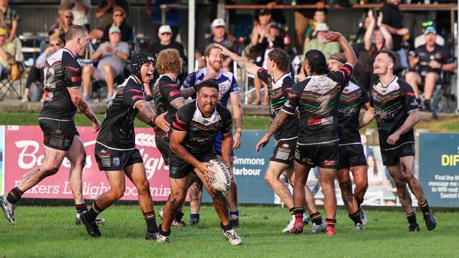 The Panthers celebrate. Picture: D Wigley