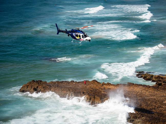 The teen was reportedly on the rocks with two other friends when they were hit by a wave. Photo: NewsWire/Tom Parrish