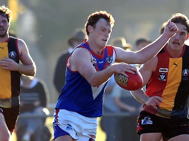 Todd White bursts clear for South Barwon.