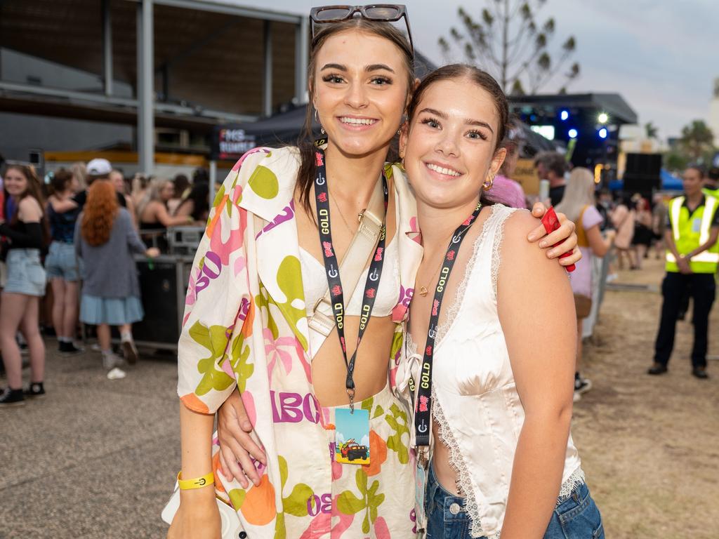 Tamiah Afflick and Taya Day-Gill at Rhythm on the Reef Saturday 30 September 2023 Picture: Michaela Harlow