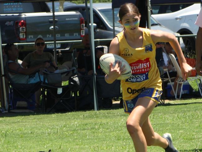 Maddison Reynolds of the Parramatta Junior State Cup Touch Football team. Picture: Contributed