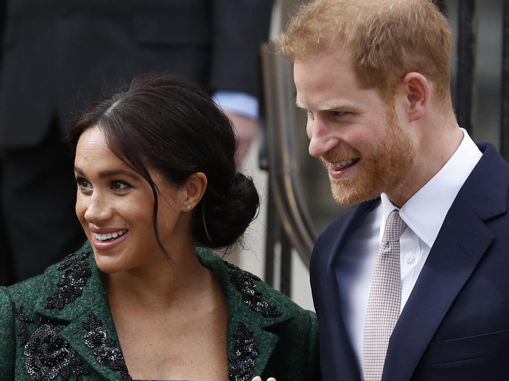 Meghan and Harry have welcomed their first child. Picture: AP Photo/Alastair Grant