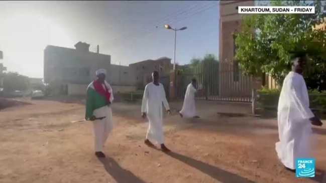 Sudan’s capital sees lull in street fighting on first day of Eid