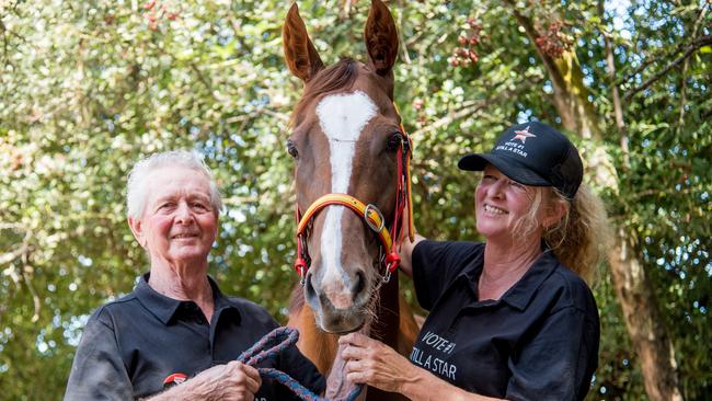 Bill Ryan’s daughter Monica took two weeks off work to lobby the public to vote Still A Star into the All-Star Mile. Picture: Sharon Lee Chapman.