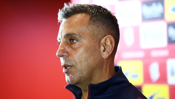 Adelaide United assistant coach Ross Aloisi made an explosive claim about other A-League clubs working within the salary cap. Picture: Mark Brake/Getty Images