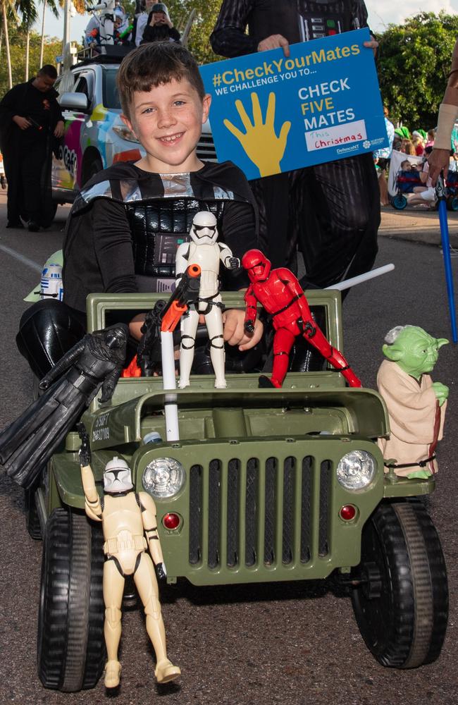 Thousands of Territorians braved the tropical heat for A Very Darwin Christmas Pageant. Picture: Pema Tamang Pakhrin