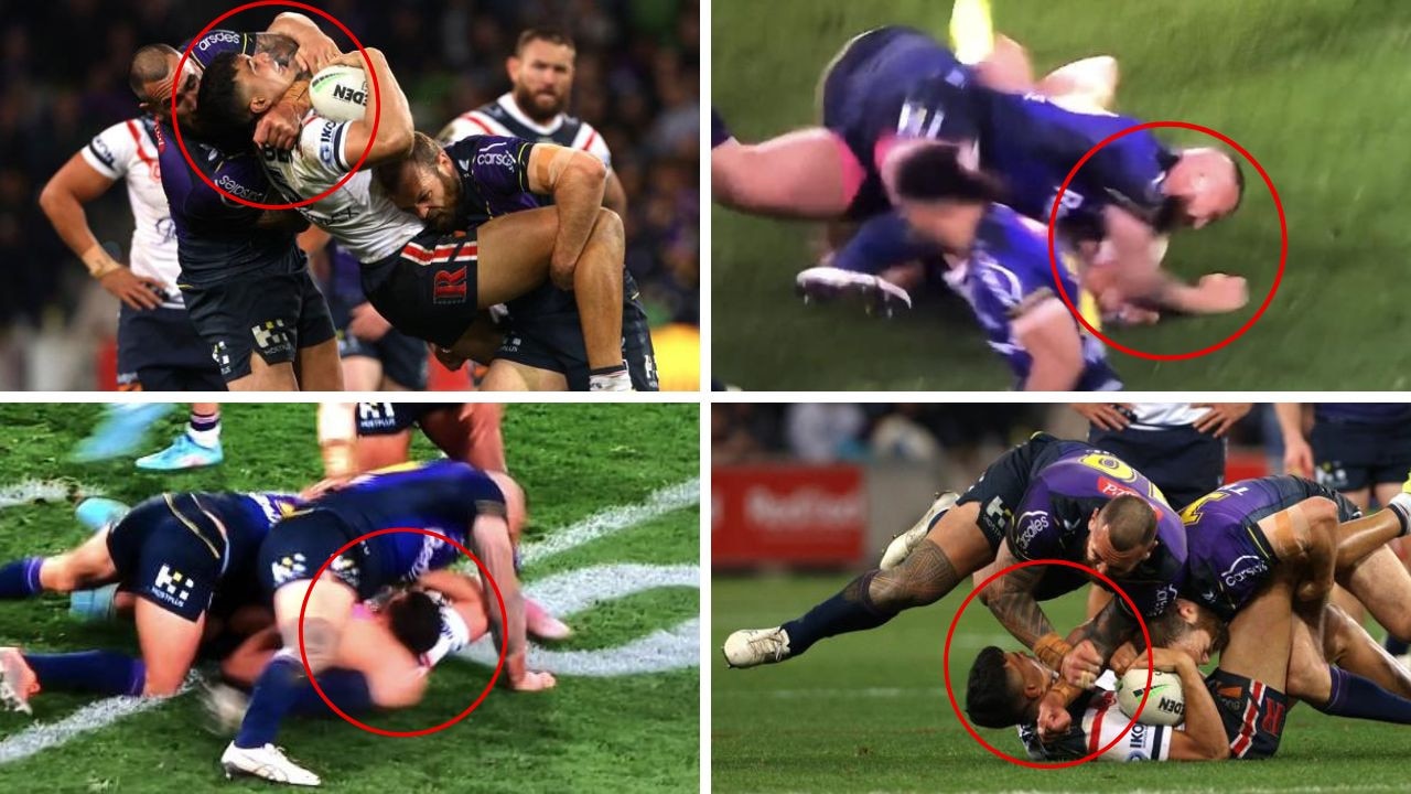 Compilation of Nelson Asofa-Solomona shots versus the Roosters.