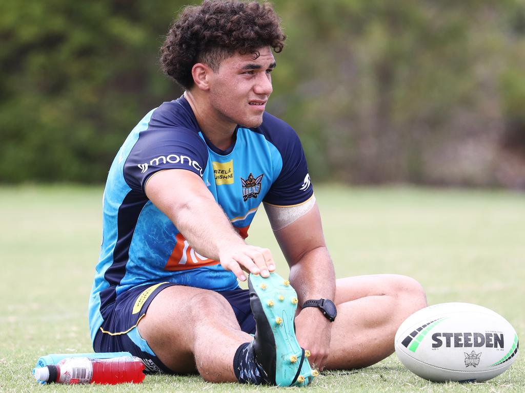 Jojo Fifita will make his senior debut. Picture: Jason O'Brien