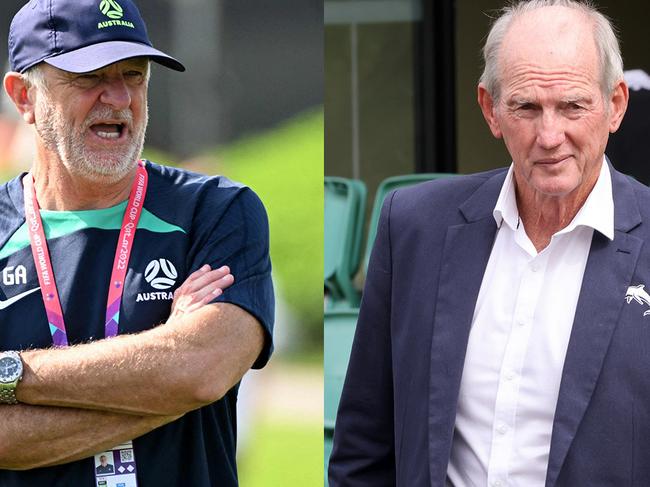 Graham Arnold and Wayne Bennett