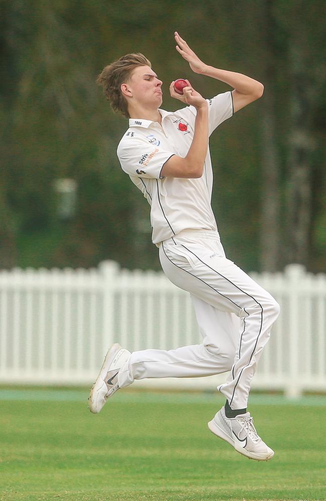 Nathan Lyons as Mudgeeraba v Queens - Premier First Grade at Alan Nielsen Park, Carrara. Picture: Glenn Campbell