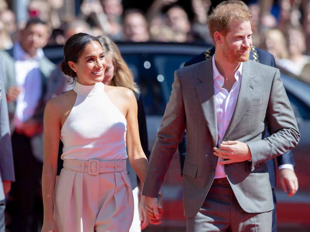 Meghan and Harry are in the UK. Picture: Joshua Sammer/Getty Images for Invictus Games Dusseldorf 2023