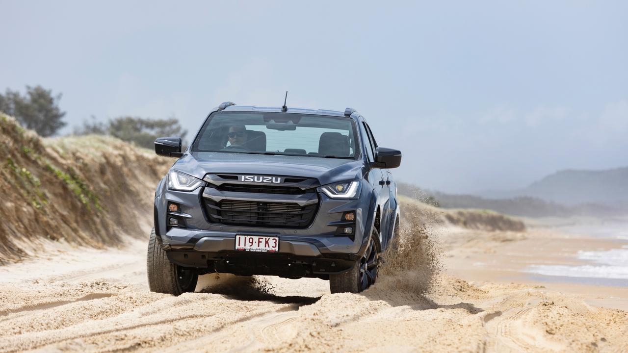 The 4WD X-Terrain makes light work of sandy beaches.