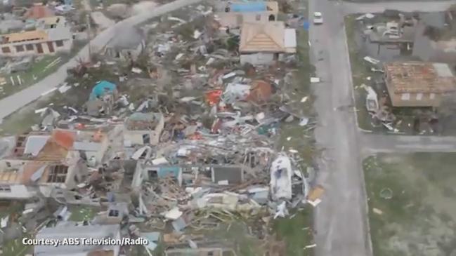 Aerial vision shows Hurricane Irma's devastation in Barbuda