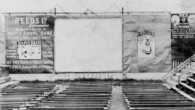 Bungalow Theatre, Kent Street, Maryborough, ca. 1909. An early entertainment venue beloved by the local community. Source: Maryborough Wide Bay &amp; Burnett Historical Society