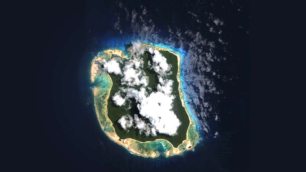 The heavily forested North Sentinel Island is home to the protected Indian tribe.