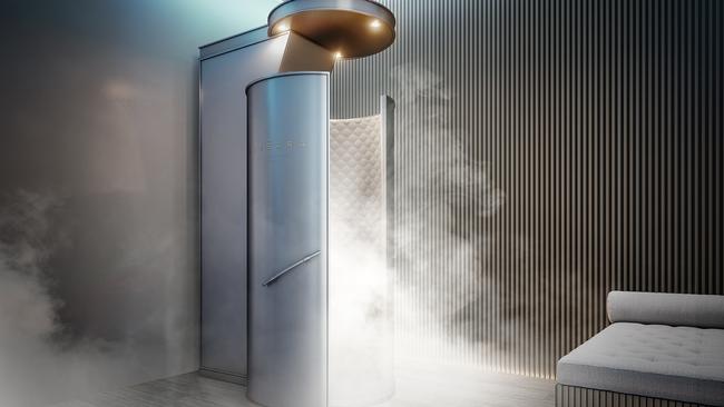 A render of the cryotherapy treatment planned for St Moritz.