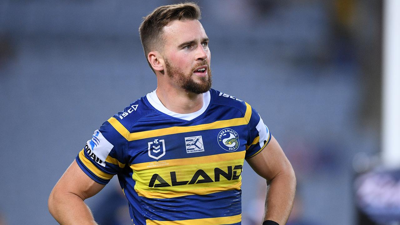 Clint Gutherson of the Eels is off contract and yet to decide on his future.