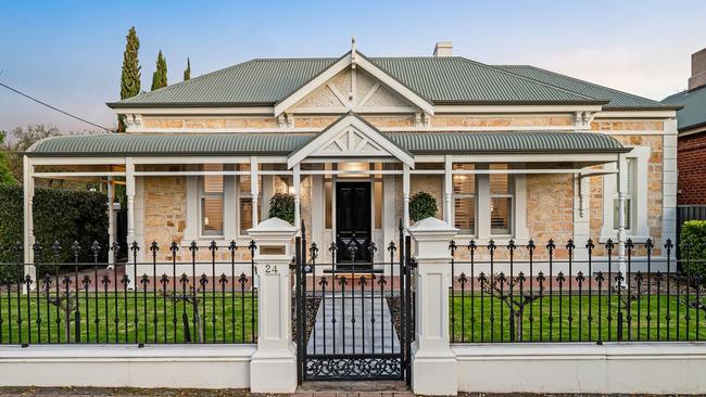 Adelaide’s top auction sale was 24 Dulwich Avenue, Dulwich.