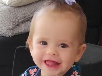 Kobi Shepherdson aged nine months from the Western Suburbs. Kobi died when she and her dad Henry Shepherdson fell off the Whispering Wall, Williamstown in the Barossa. Picture SA Police